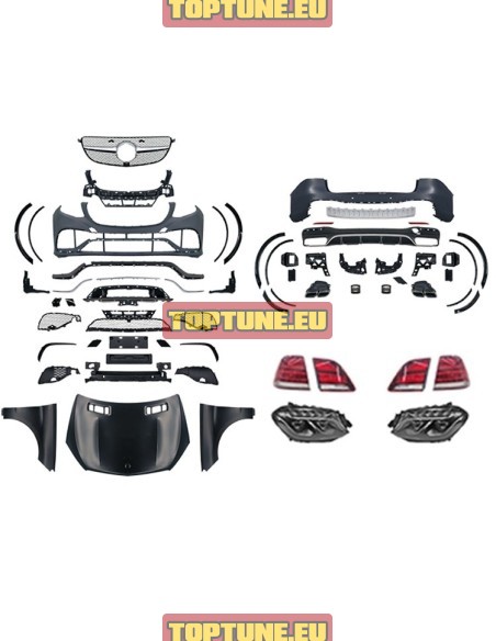 Mercedes Benz ML W166 Upgrade kit to GLE63 Look