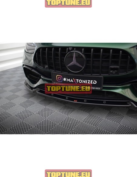 Maxton Design V2. Priekinio buferio spoileris skirtas Mercedes Benz W213 E63 Facelift modeliams