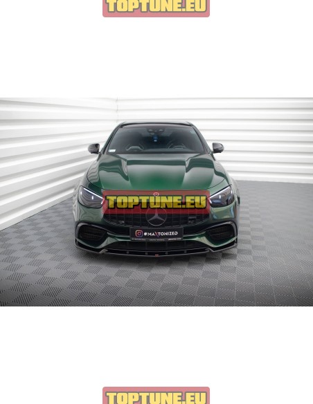 Maxton Design V2. Priekinio buferio spoileris skirtas Mercedes Benz W213 E63 Facelift modeliams