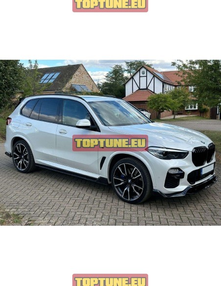 Black Knight V2 Body kit with Long side skirt extensions for BMW X5 G05 M Sport models