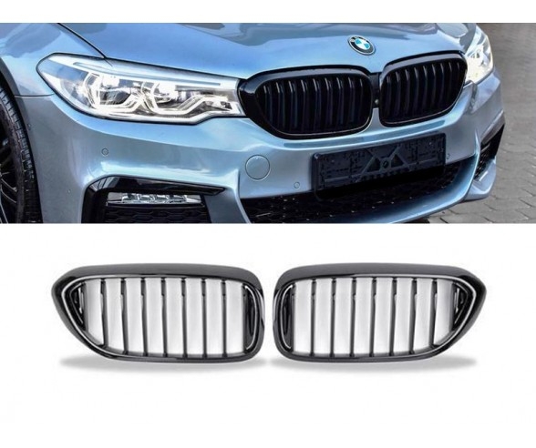 Glossy Black front kidney grill for BMW G30, G31 models