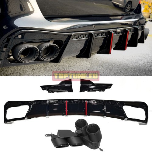 VTEN Galinis difuzorius su LED skirtas BMW X5...