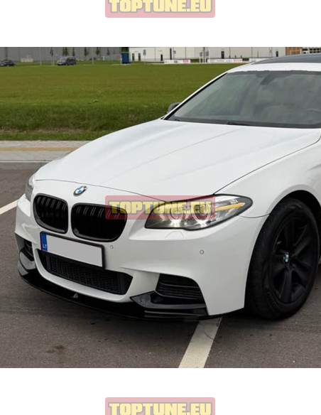 Juodas blizgus Performance priekinio buferio spoileris tinkantis BMW F10, F11 modeliams