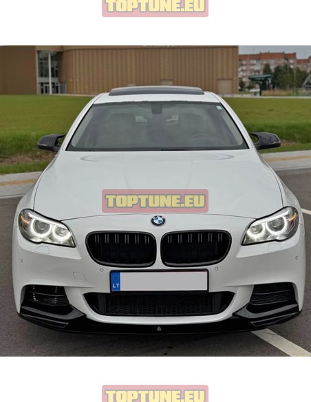 Juodas blizgus Performance priekinio buferio spoileris tinkantis BMW F10, F11 modeliams