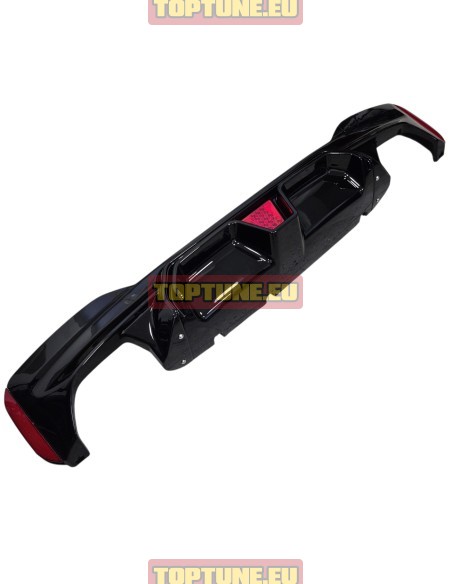 CS Stiliaus Galinis difuzorius su LED žibintu skirtas BMW G30 ir G31 M Sport modeliams