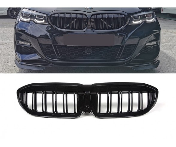 Performance Glossy Black Grilles for BMW G20, G21 models