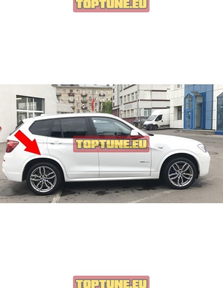 M Sport Rear Wheel Arch Right Side for BMW X3 F25, X4 F26 models 51778052078