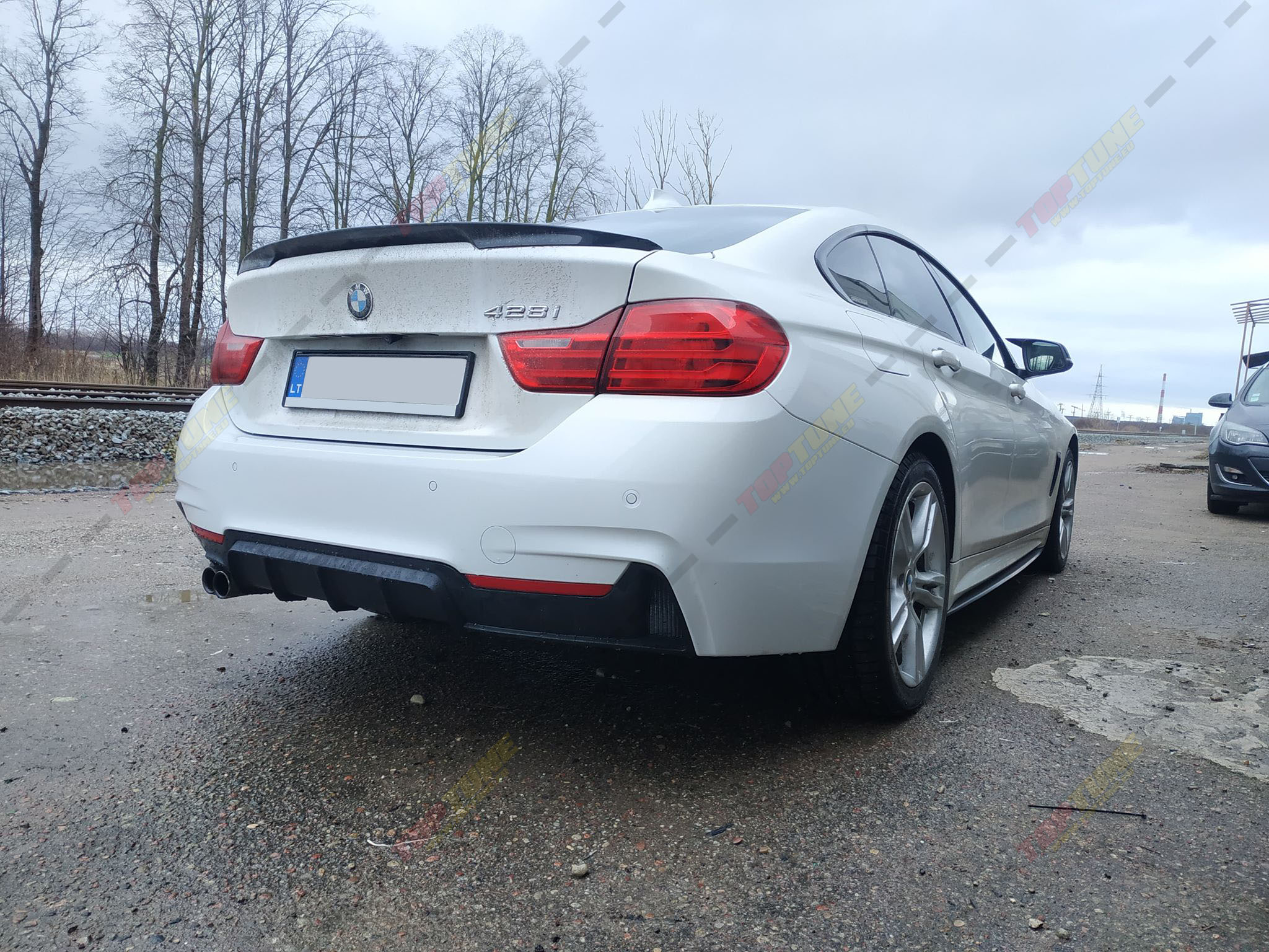 bmw f32 f33 f36 performance rear diffuser install